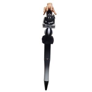 Wednesday Adams beaded pen with replacement ink